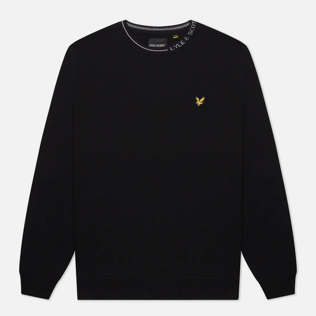 Lyle & Scott Мужская толстовка Branded Ringer Crew Neck