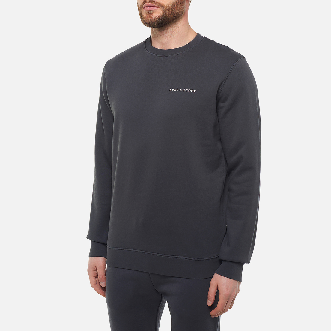 Lyle & Scott Мужская толстовка Embroidered Crew Neck