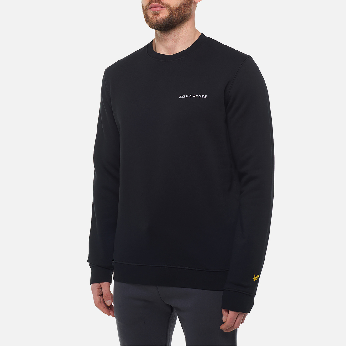 Lyle & Scott Мужская толстовка Embroidered Crew Neck