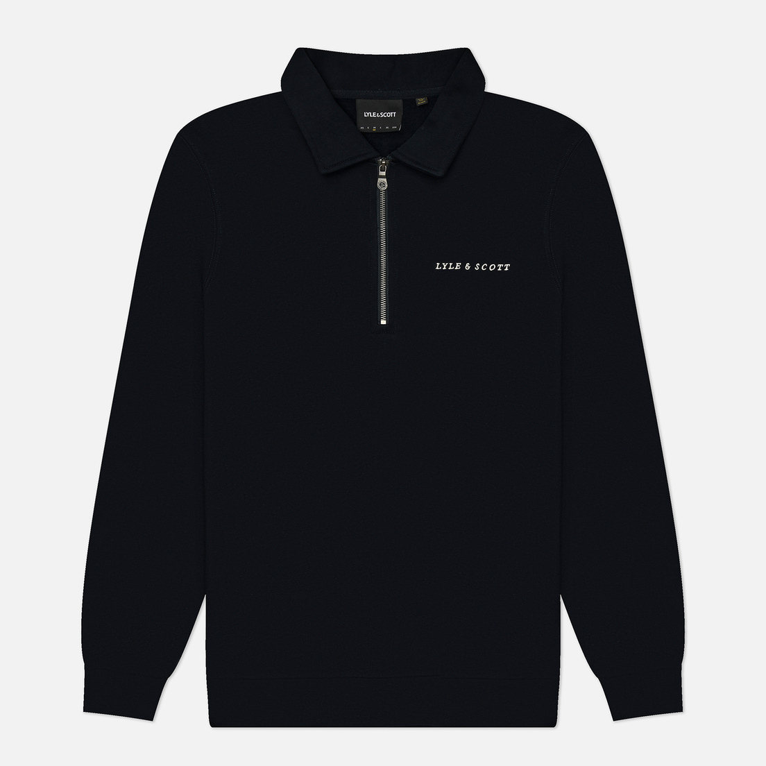 Lyle & Scott Мужская толстовка Embroidered Collared Quarter Zip