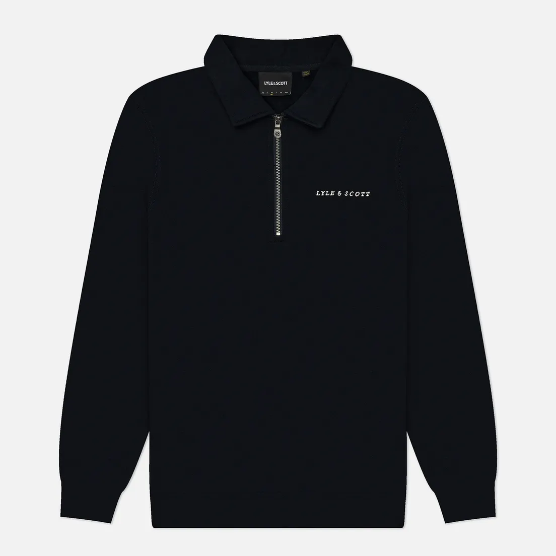 Lyle & Scott Мужская толстовка Embroidered Collared Quarter Zip