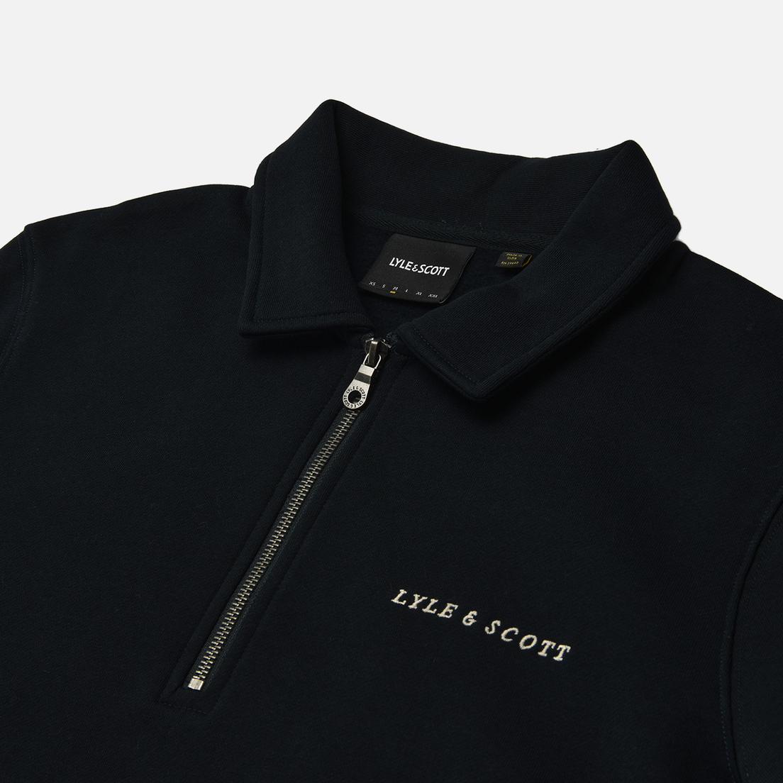 Lyle & Scott Мужская толстовка Embroidered Collared Quarter Zip