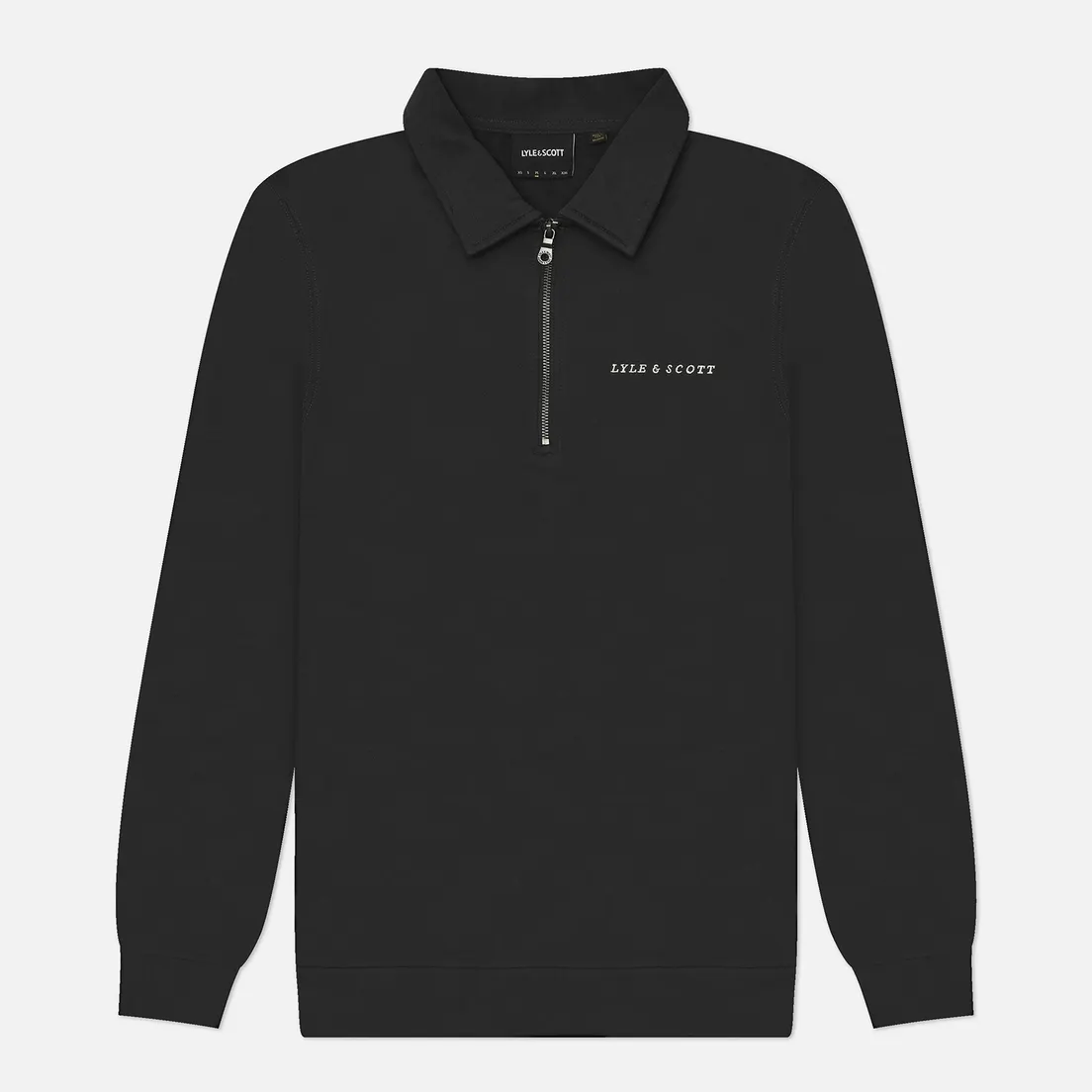 Lyle & Scott Мужская толстовка Embroidered Collared Quarter Zip