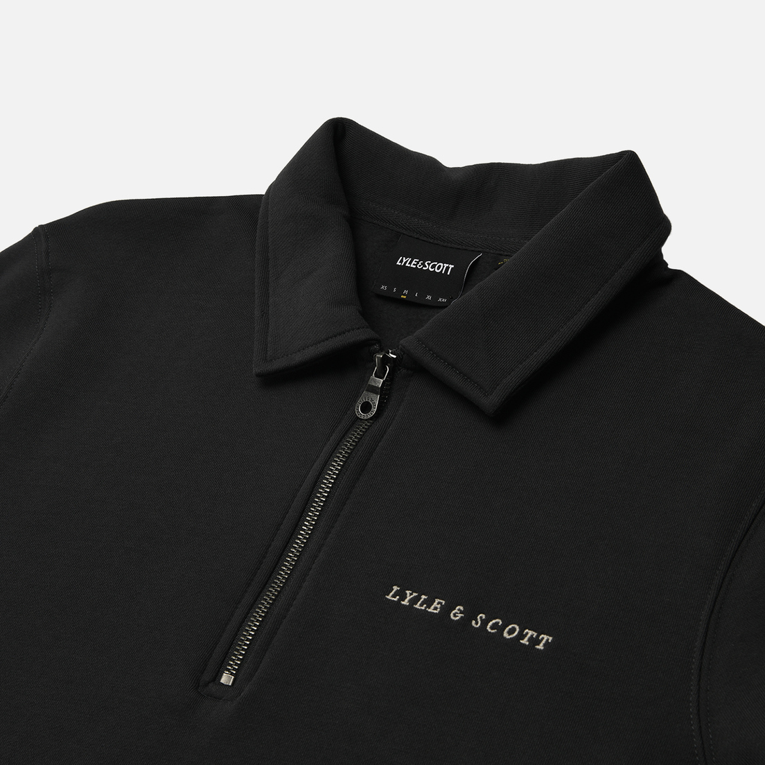 Lyle & Scott Мужская толстовка Embroidered Collared Quarter Zip