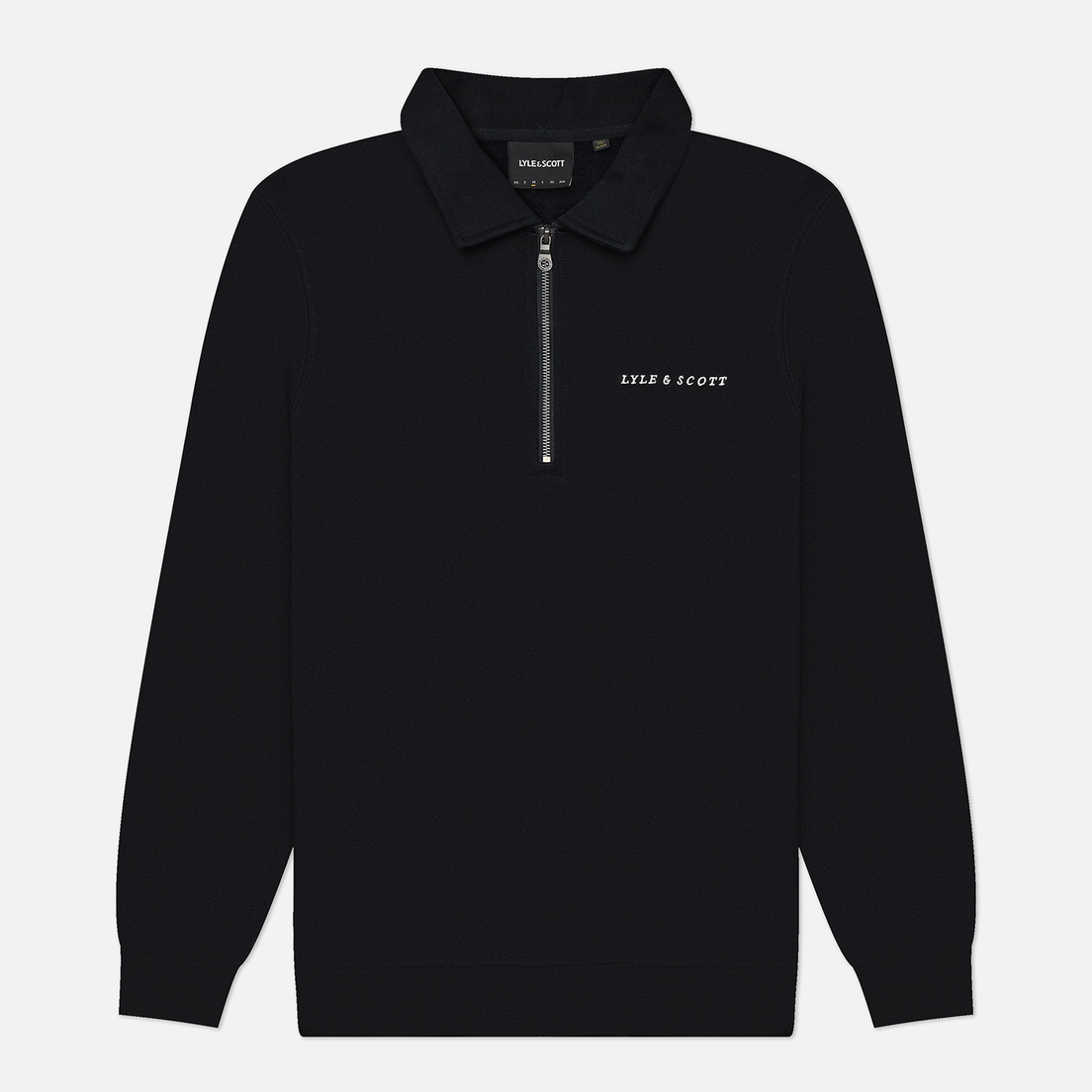 Lyle & Scott Мужская толстовка Embroidered Collared Quarter Zip