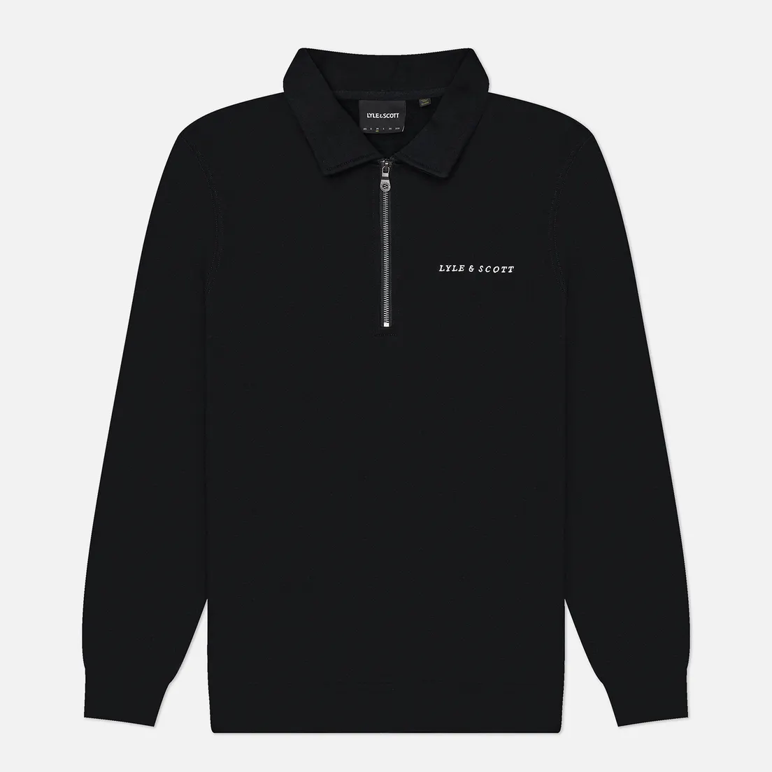Lyle & Scott Мужская толстовка Embroidered Collared Quarter Zip