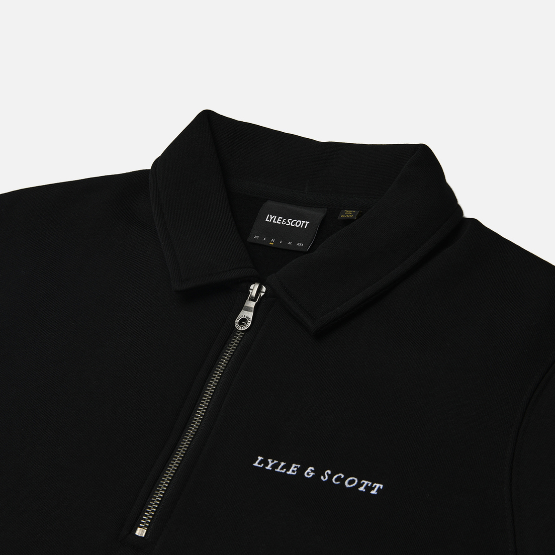 Lyle & Scott Мужская толстовка Embroidered Collared Quarter Zip