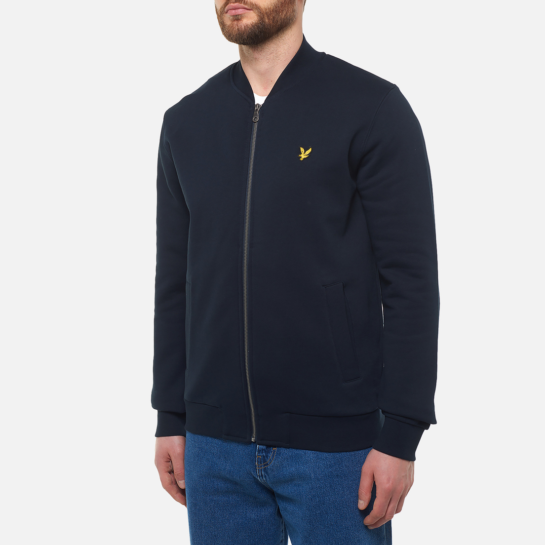 Lyle & Scott Мужская куртка бомбер Jersey