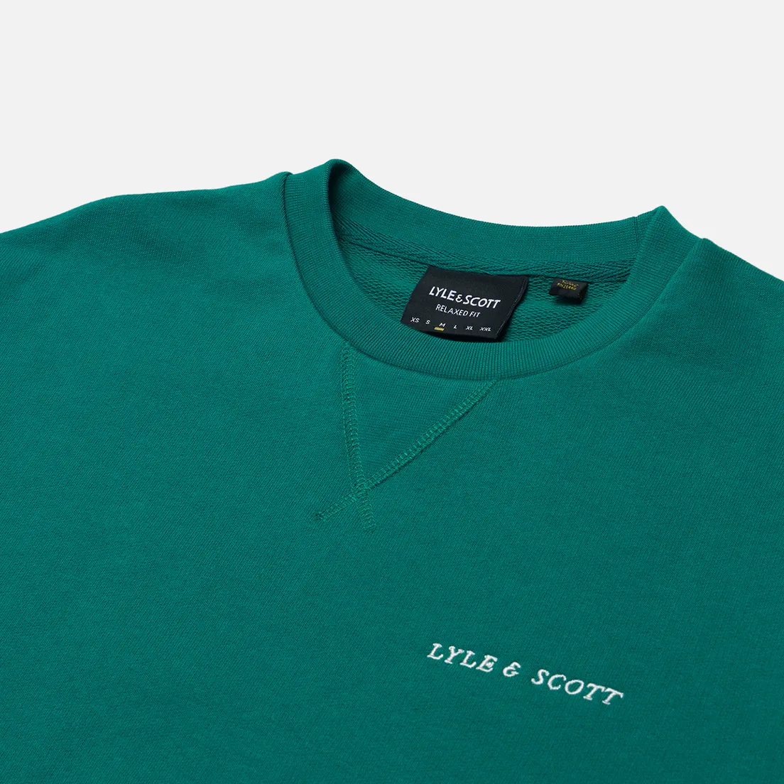 Lyle & Scott Мужская толстовка Loopback Embroidered Crew Neck
