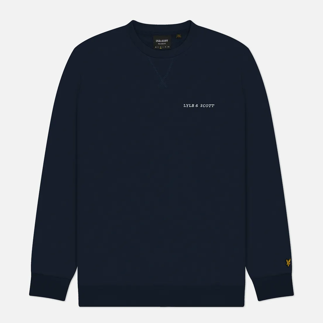 Lyle & Scott Мужская толстовка Loopback Embroidered Crew Neck