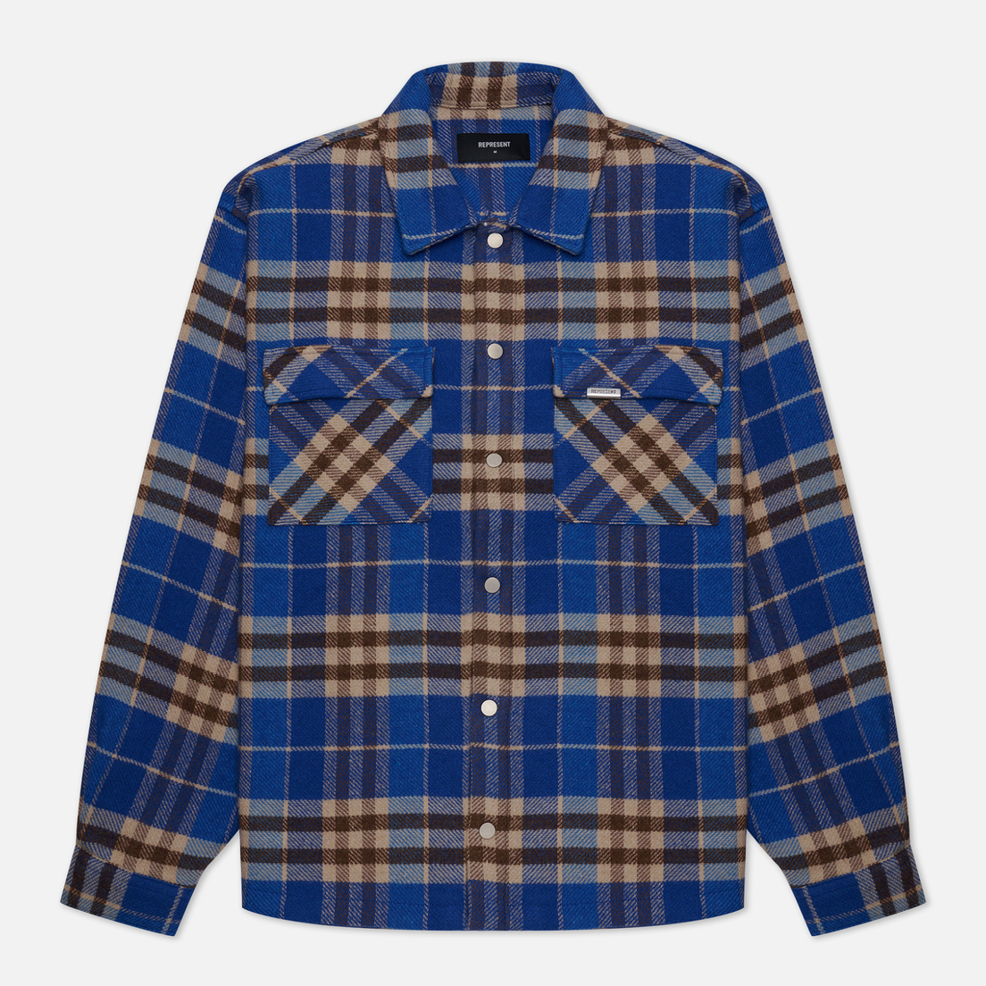 REPRESENT Мужская рубашка Heavyweight Intial Flannel