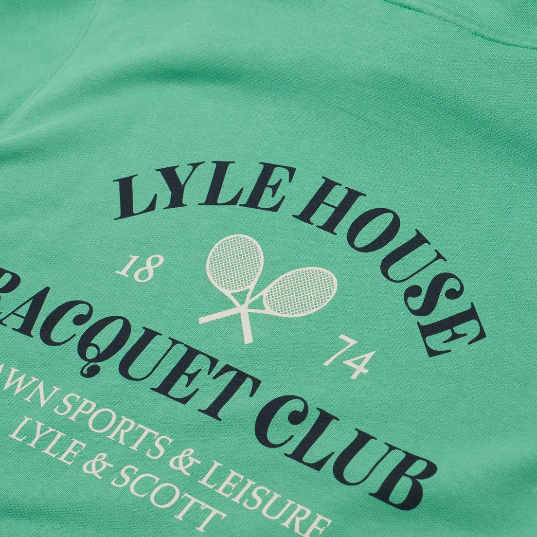 Lyle & Scott Мужская толстовка Racquet Club Graphic Hoodie