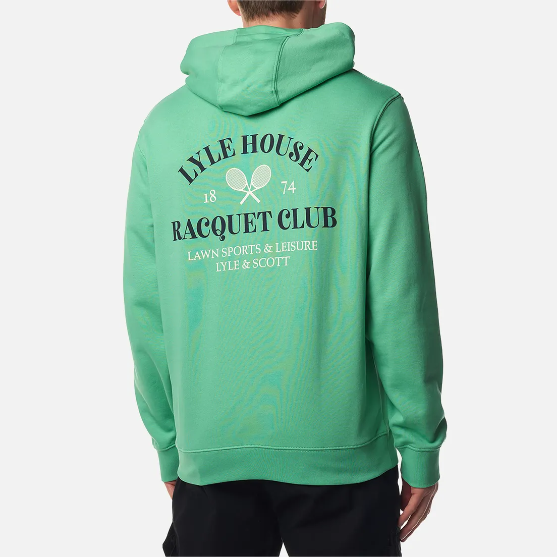 Lyle & Scott Мужская толстовка Racquet Club Graphic Hoodie