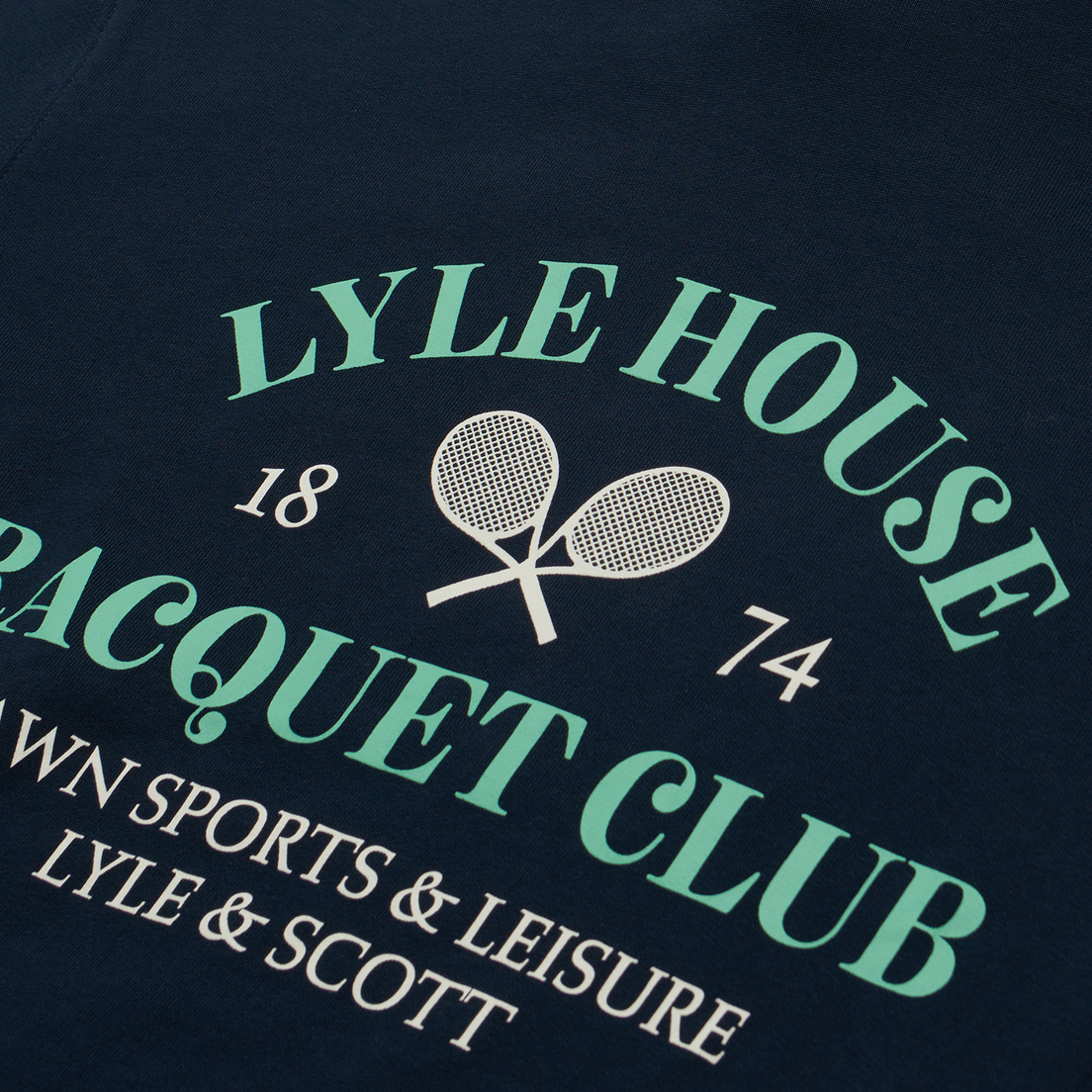Lyle & Scott Мужская толстовка Racquet Club Graphic Hoodie