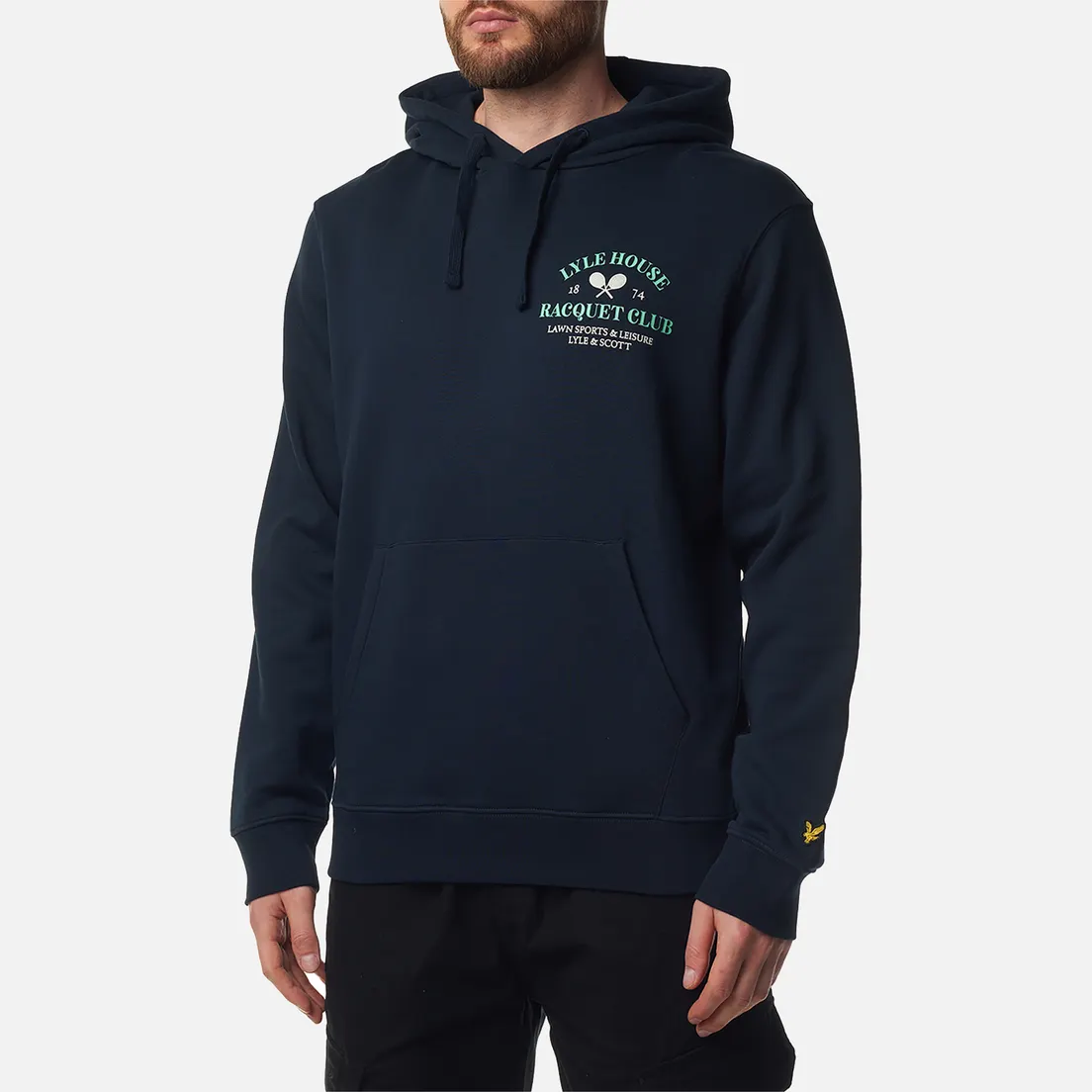 Lyle & Scott Мужская толстовка Racquet Club Graphic Hoodie