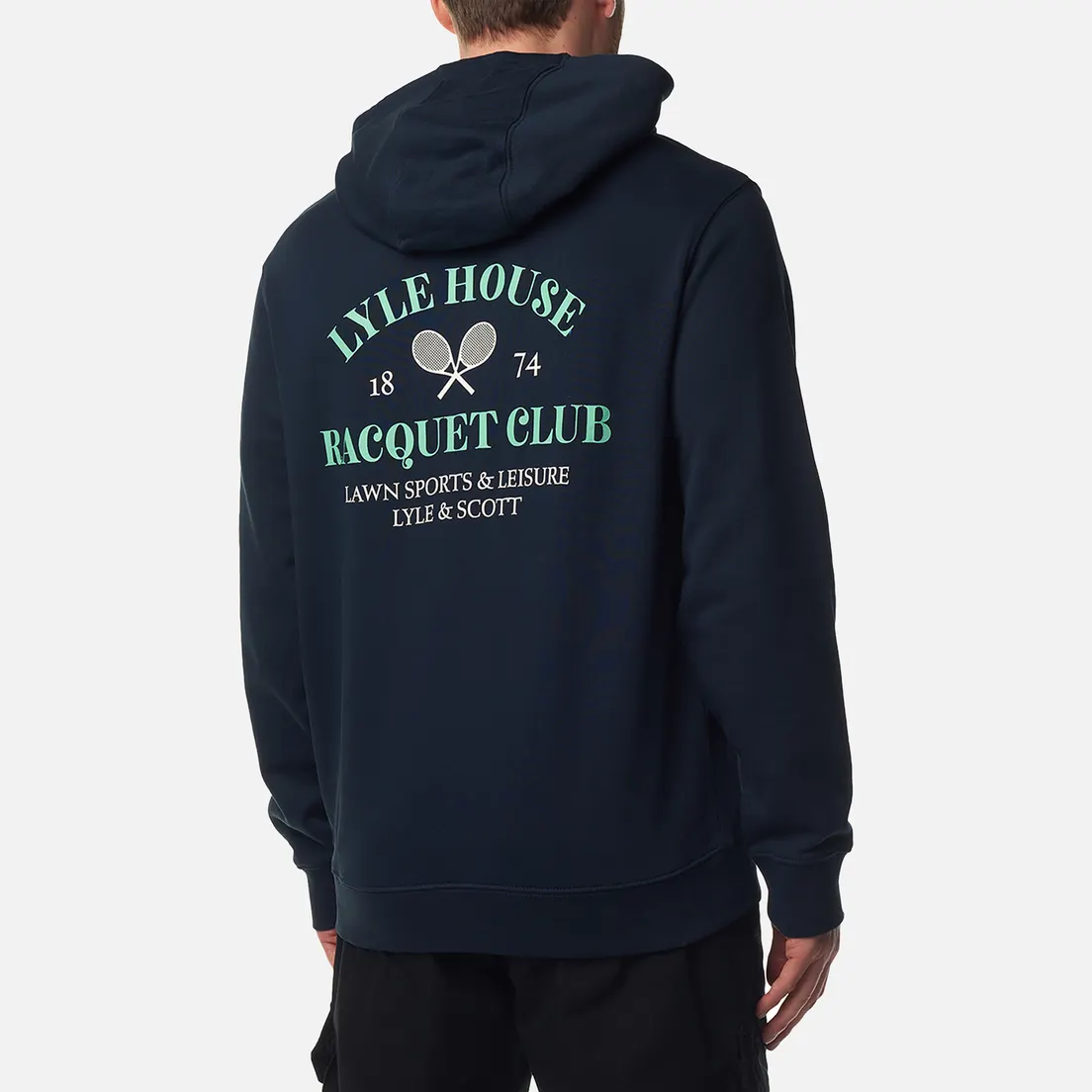 Lyle & Scott Мужская толстовка Racquet Club Graphic Hoodie