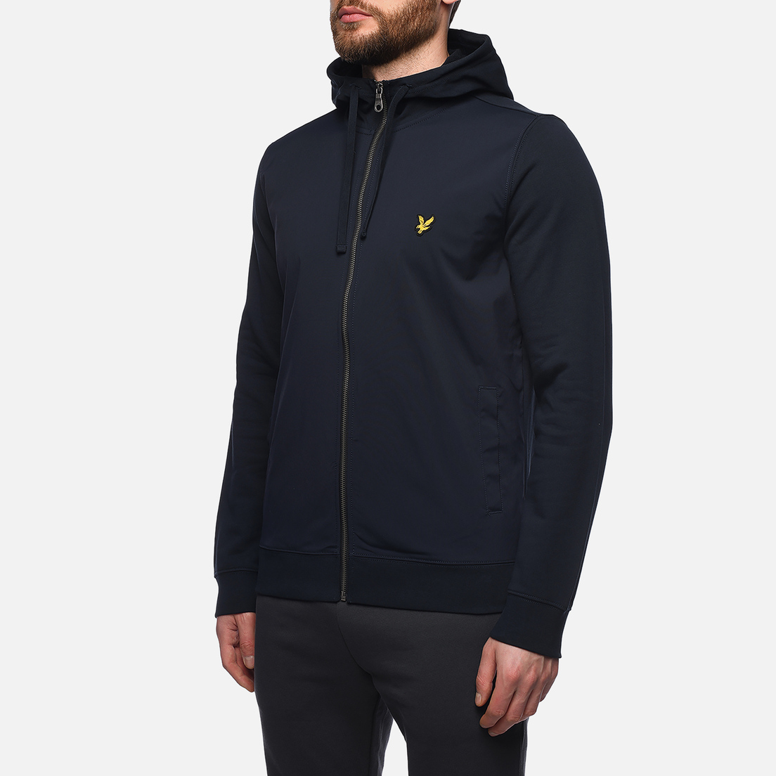 Lyle & Scott Мужская толстовка Hybrid Zip Hoodie