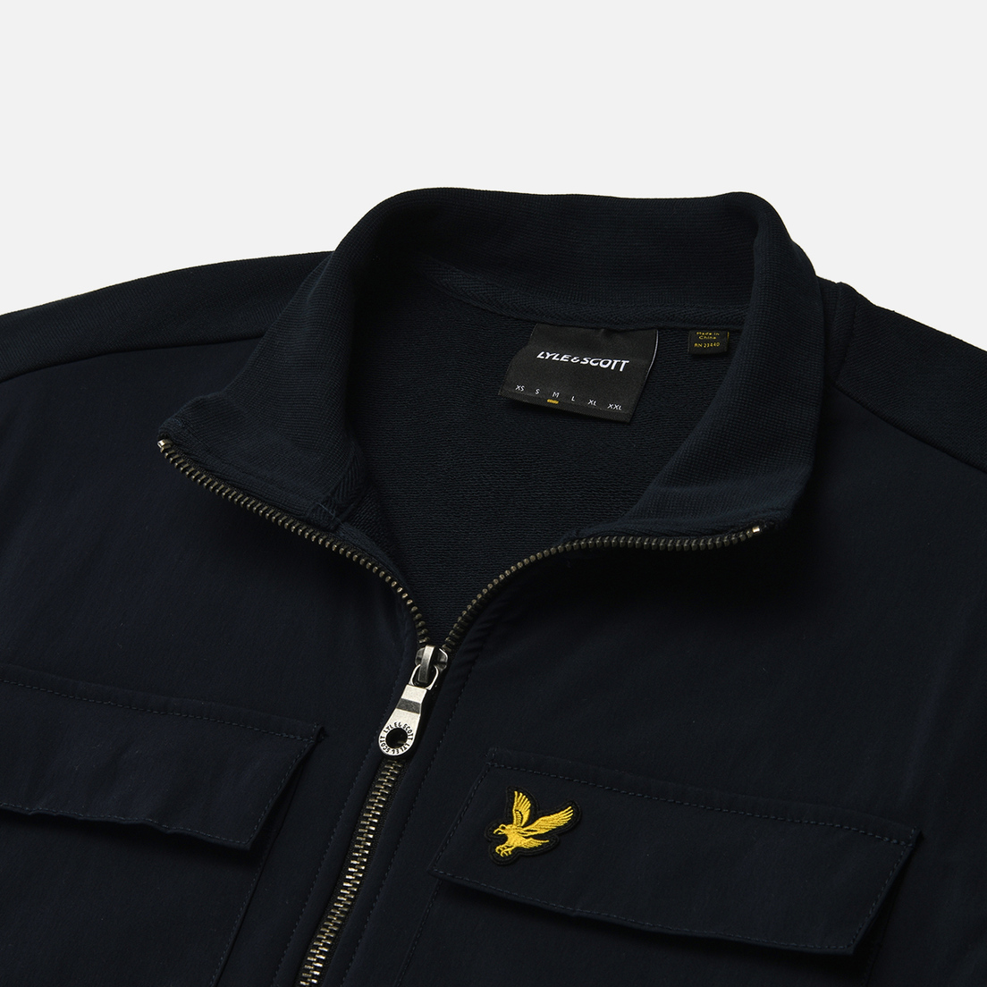 Lyle & Scott Мужская куртка ветровка Hybrid Zip Track