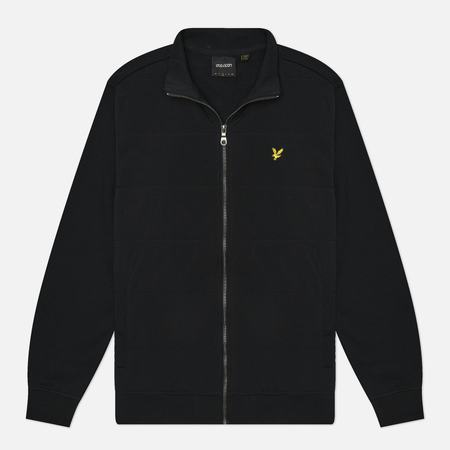 Мужская куртка ветровка Lyle & Scott Hybrid Baffled Track, цвет чёрный, размер XXL