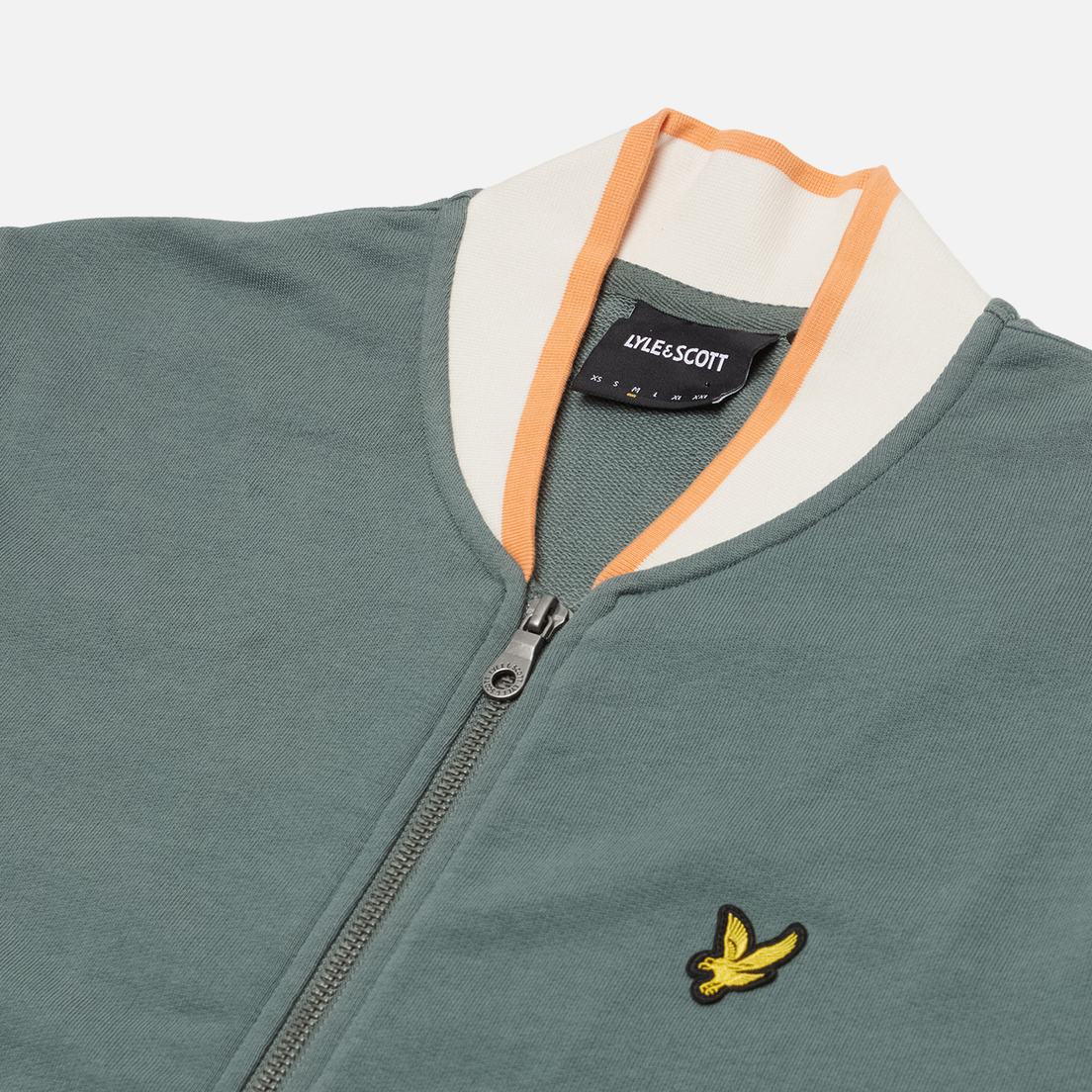 Lyle & Scott Мужская куртка бомбер Half Tipped Jersey