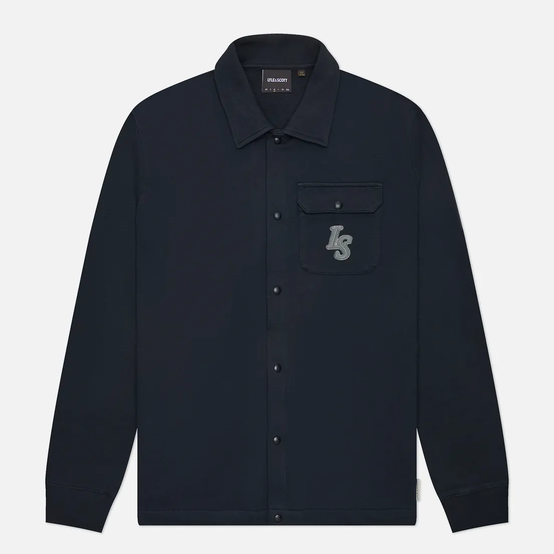 Lyle & Scott Мужская куртка ветровка Emblem Loopback Collared Track