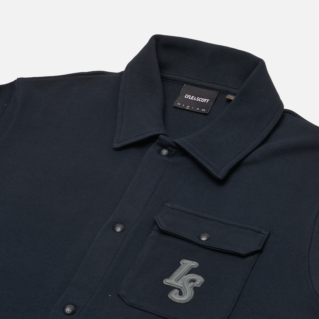 Lyle & Scott Мужская куртка ветровка Emblem Loopback Collared Track