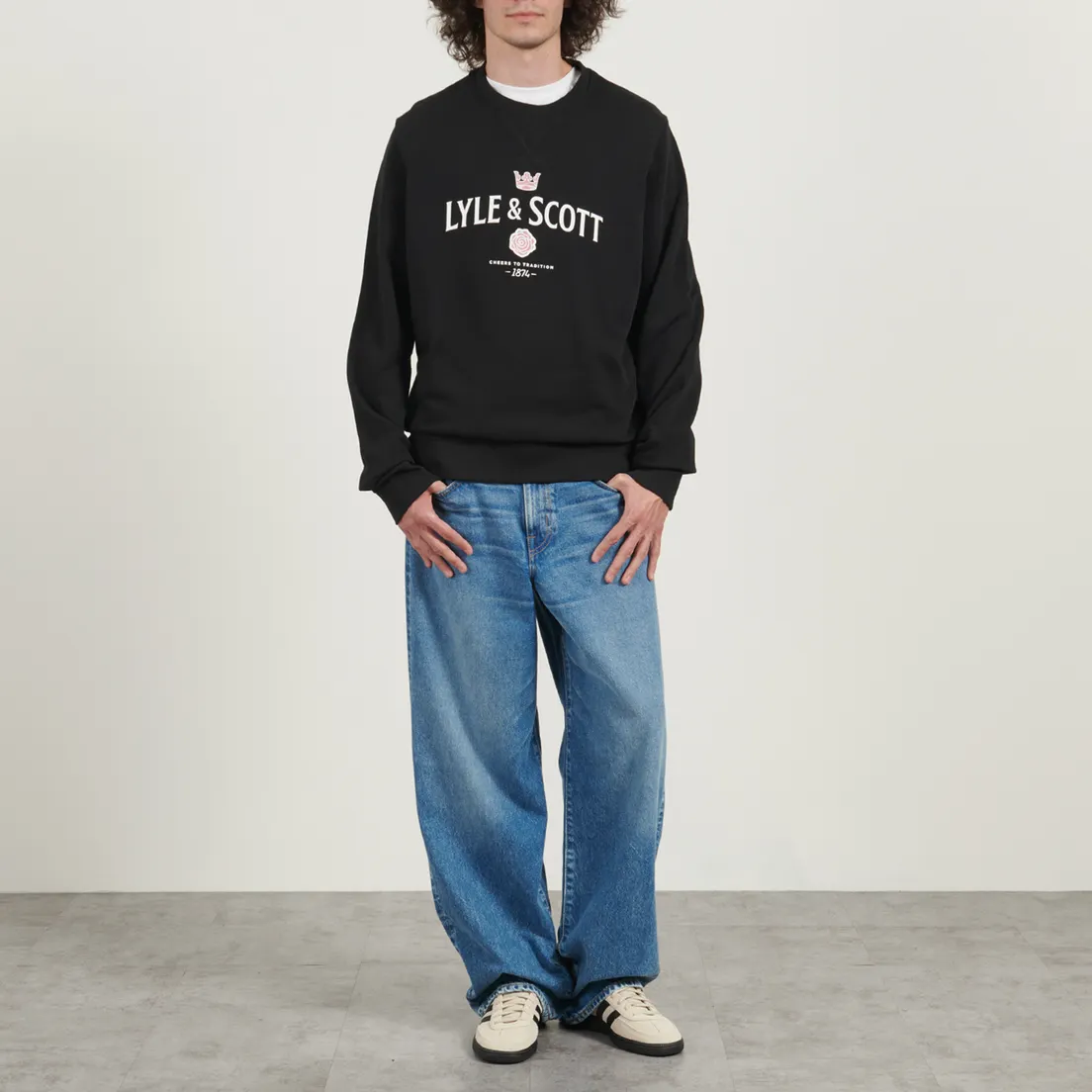 Lyle & Scott Мужская толстовка Cheers Graphic Crew Neck