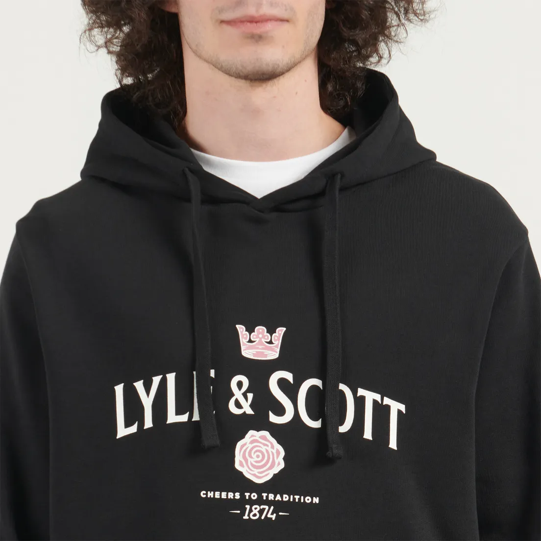 Lyle & Scott Мужская толстовка Cheers Graphic Loopback Hoodie