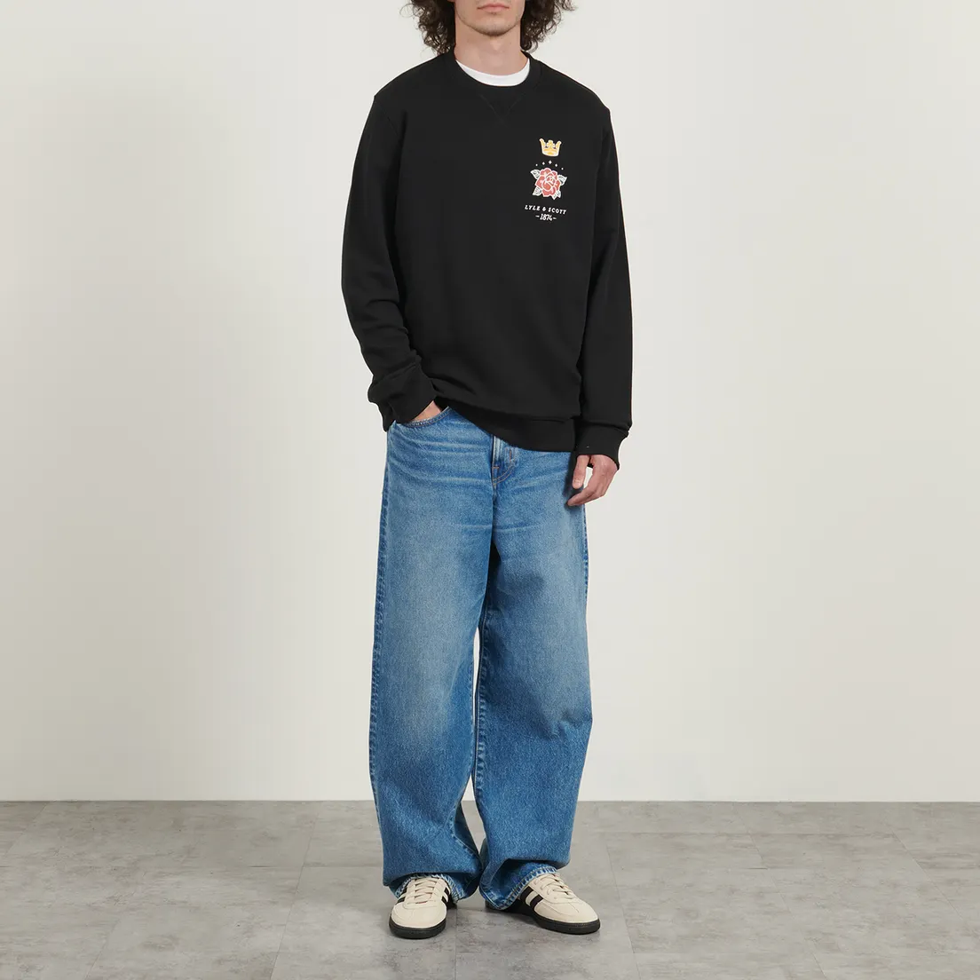 Lyle & Scott Мужская толстовка Pub Graphic Crew Neck