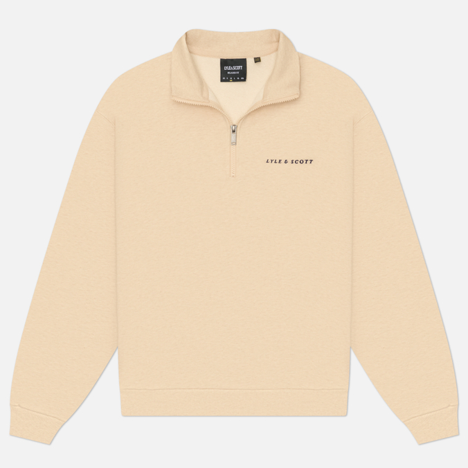 Мужская толстовка Lyle & Scott Script Heavyweight Loopback Quarter Zip