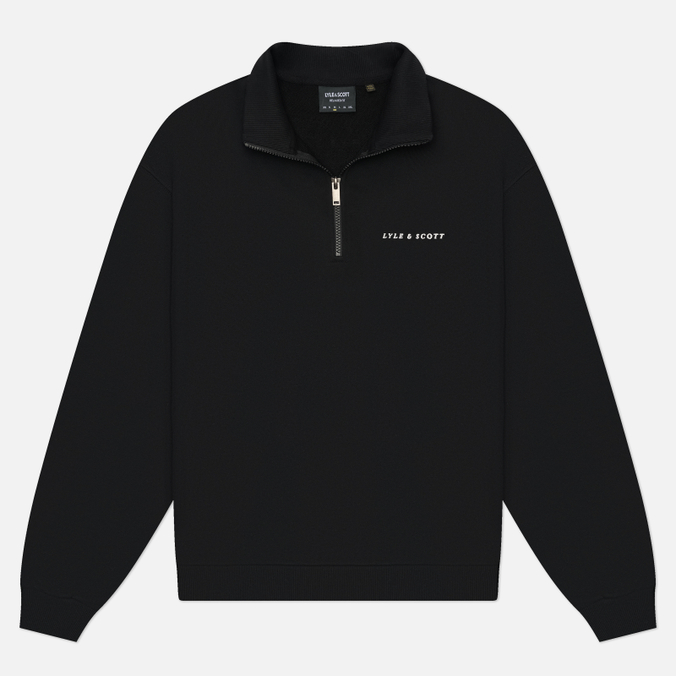 Мужская толстовка Lyle & Scott Script Heavyweight Loopback Quarter Zip