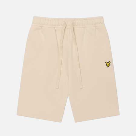 Мужские шорты Lyle & Scott Regular Fit Sweat, цвет бежевый, размер L