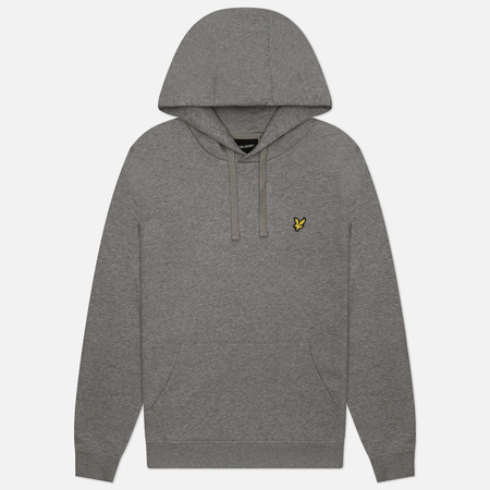 Мужская толстовка Lyle & Scott Hoodie Regular Fit, цвет серый, размер M