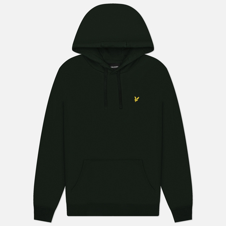 Мужская толстовка Lyle & Scott Hoodie Regular Fit, цвет зелёный, размер S