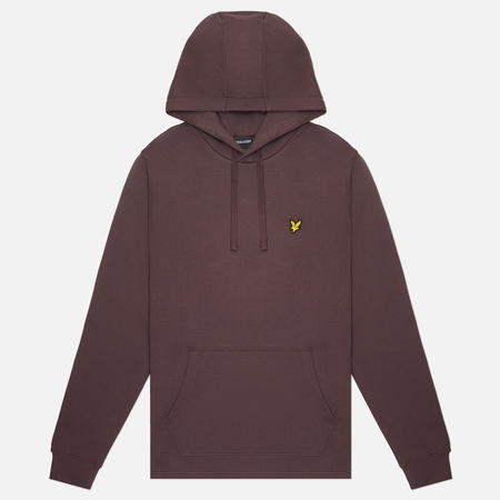 Мужская толстовка Lyle & Scott Hoodie Regular Fit, цвет коричневый, размер M