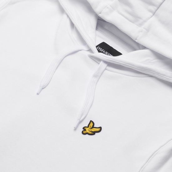 Мужская толстовка Lyle & Scott Hoodie White