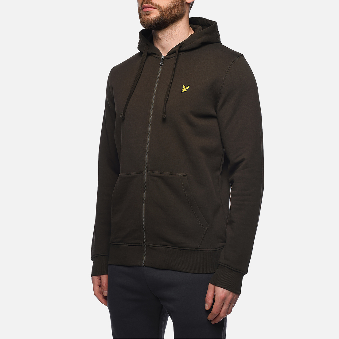 Lyle & Scott Мужская толстовка Zip Through Hoodie Regular