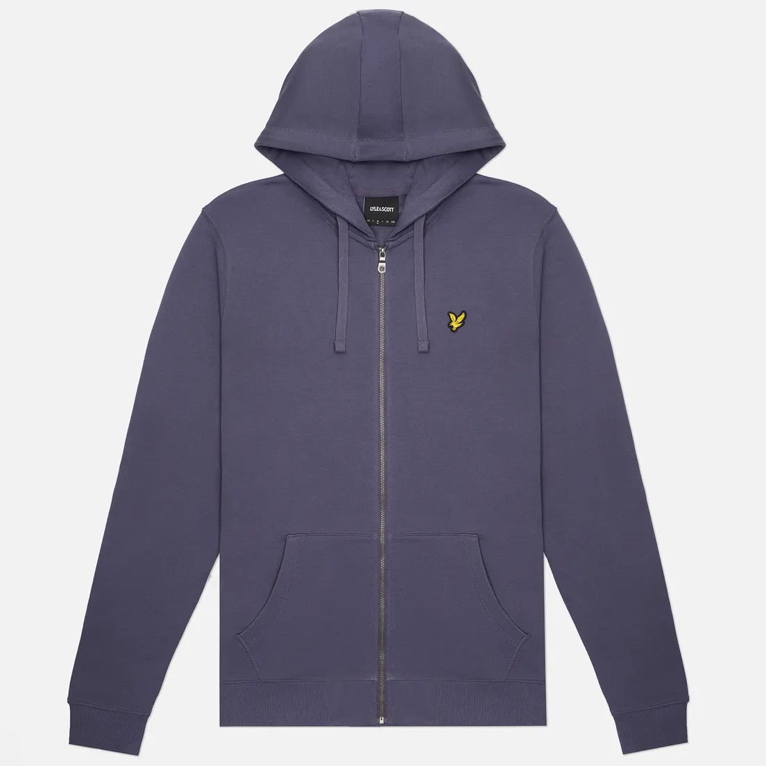 Lyle & Scott Мужская толстовка Loopback Cotton Fit Full Zip Hoodie
