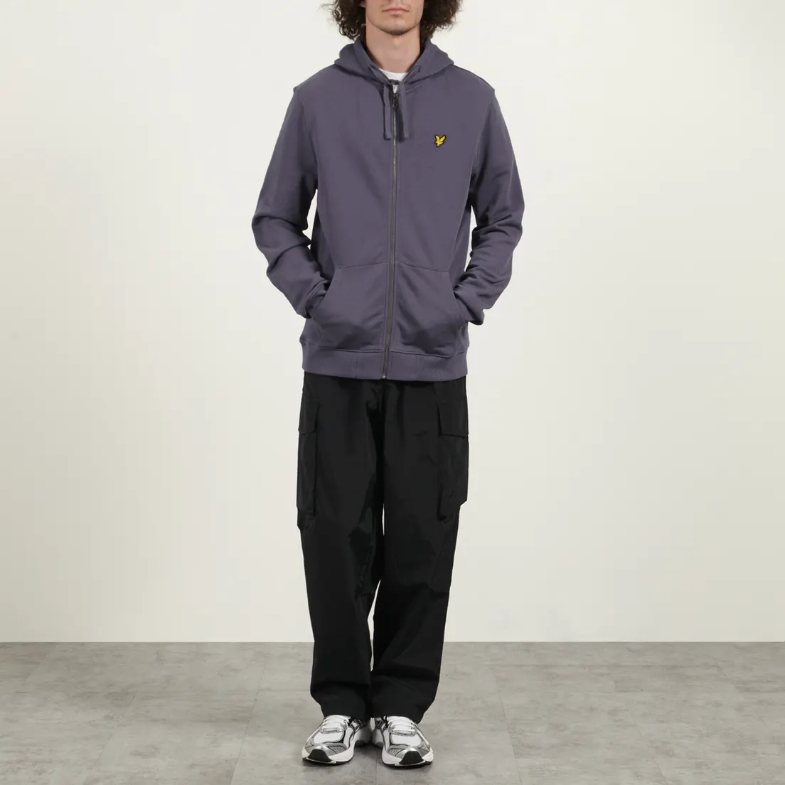 Lyle & Scott Мужская толстовка Loopback Cotton Fit Full Zip Hoodie