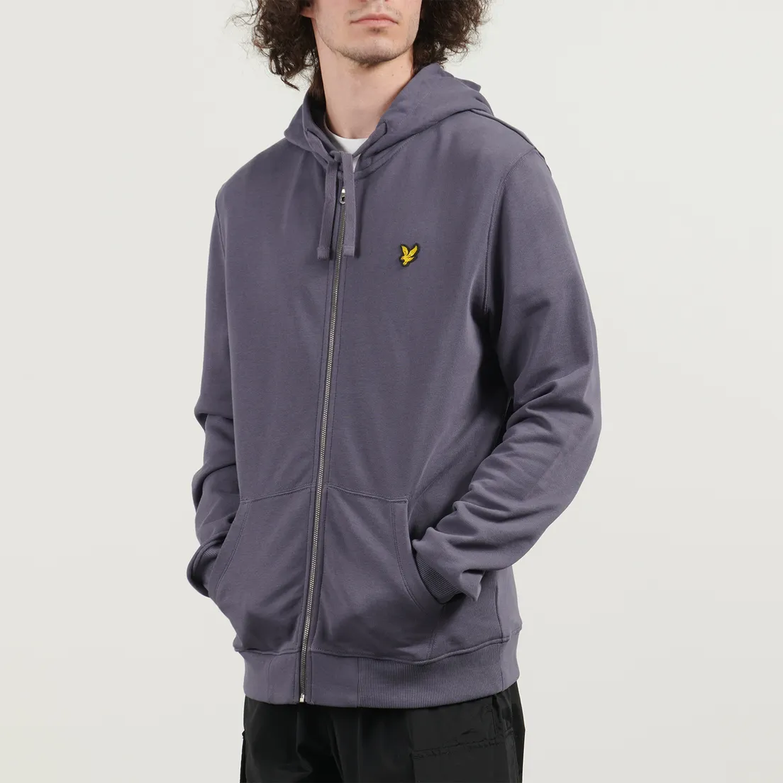Lyle & Scott Мужская толстовка Loopback Cotton Fit Full Zip Hoodie