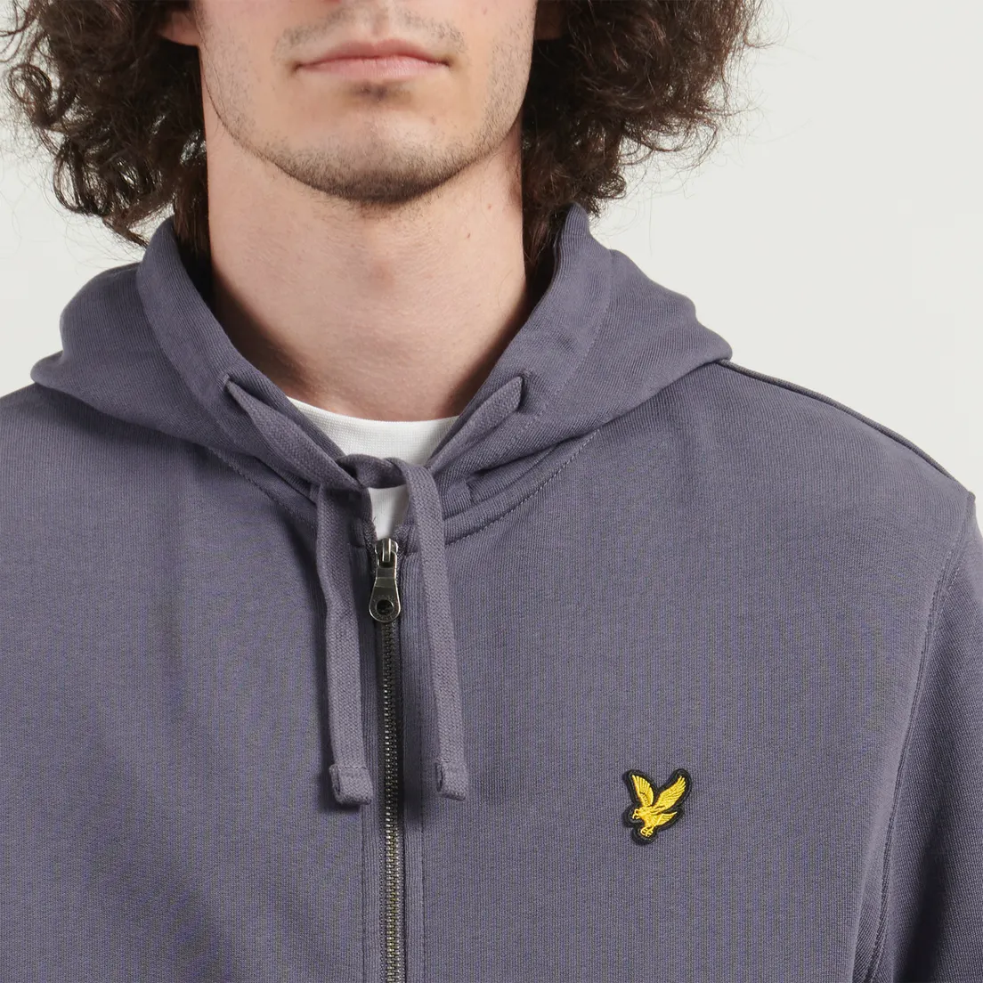 Lyle & Scott Мужская толстовка Loopback Cotton Fit Full Zip Hoodie