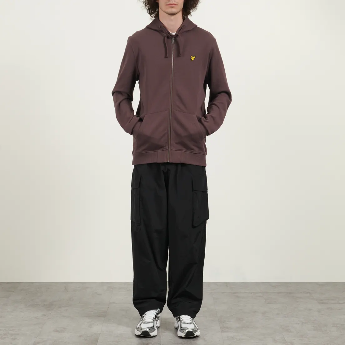 Lyle & Scott Мужская толстовка Loopback Cotton Fit Full Zip Hoodie
