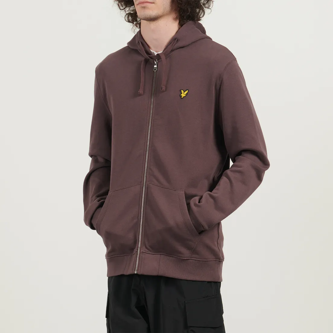 Lyle & Scott Мужская толстовка Loopback Cotton Fit Full Zip Hoodie