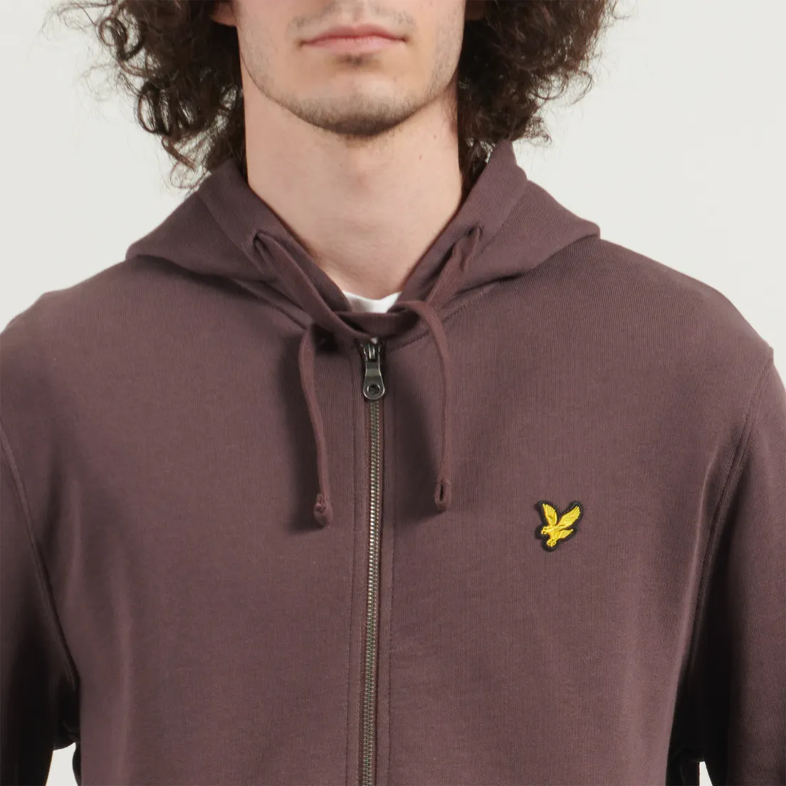 Lyle & Scott Мужская толстовка Loopback Cotton Fit Full Zip Hoodie