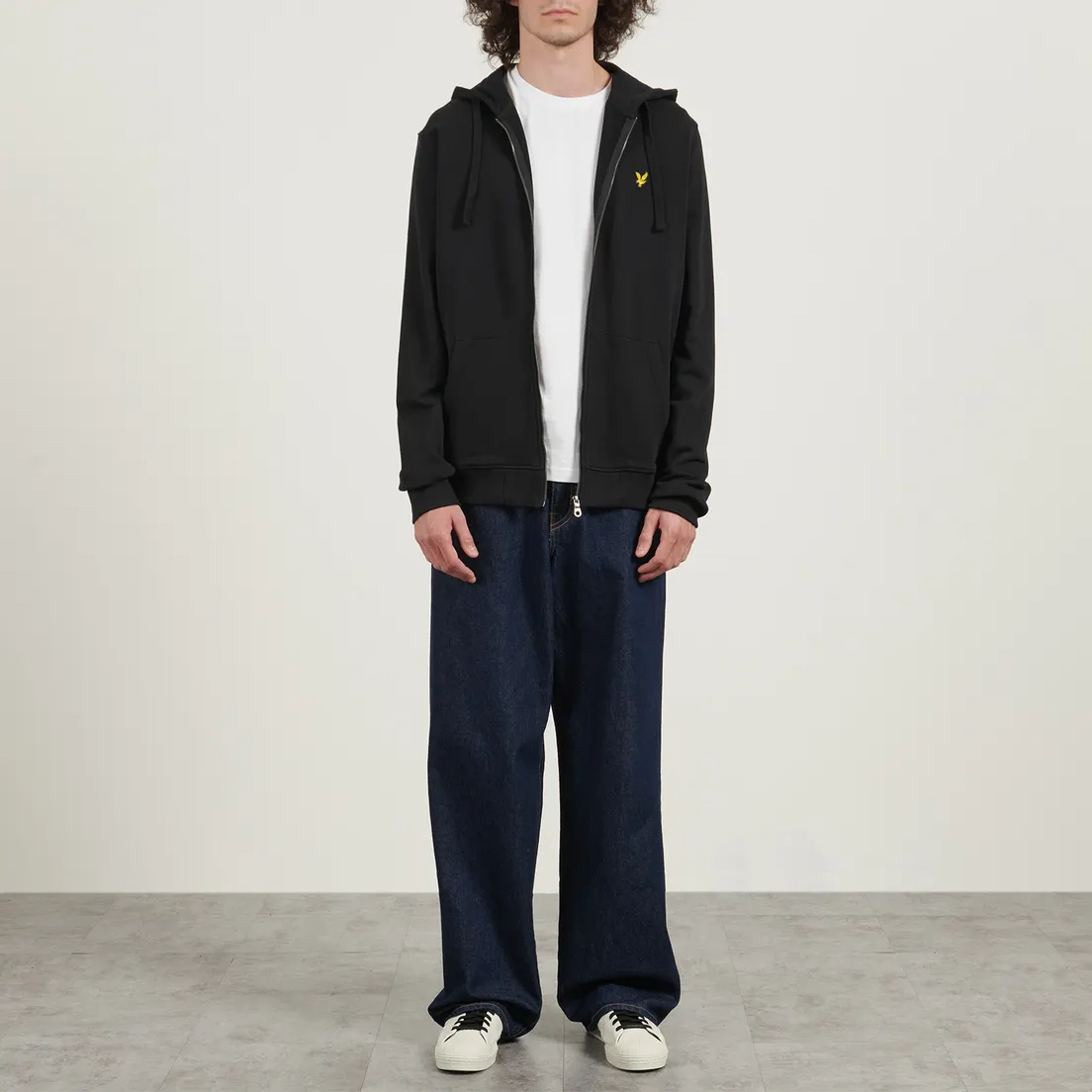 Lyle & Scott Мужская толстовка Loopback Cotton Fit Full Zip Hoodie
