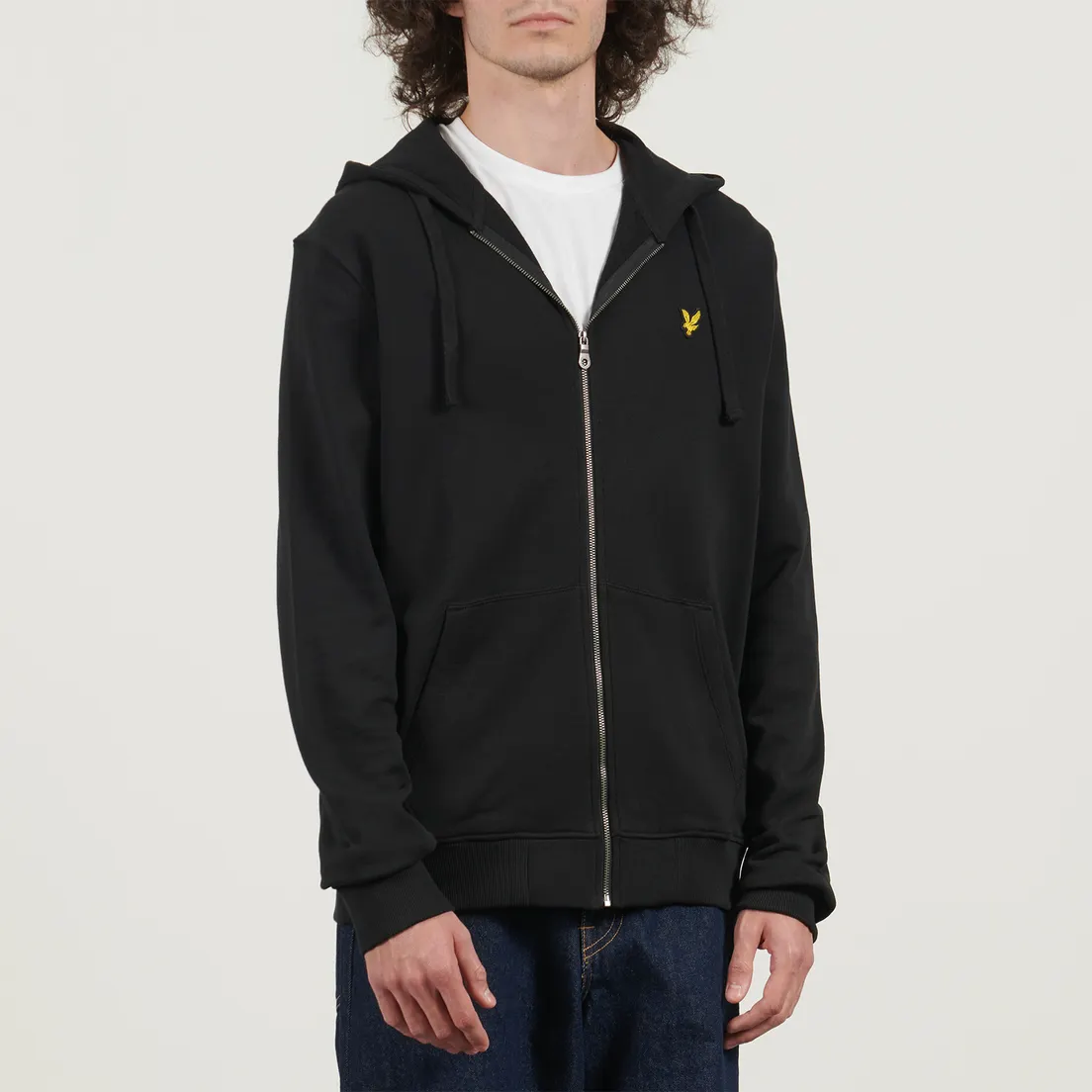 Lyle & Scott Мужская толстовка Loopback Cotton Fit Full Zip Hoodie