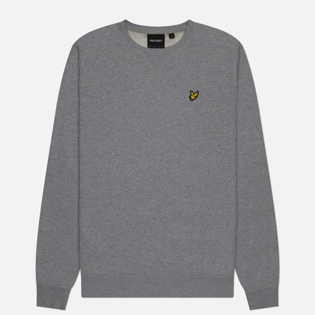 Мужская толстовка Lyle & Scott Crew Neck Regular Fit, цвет серый, размер L