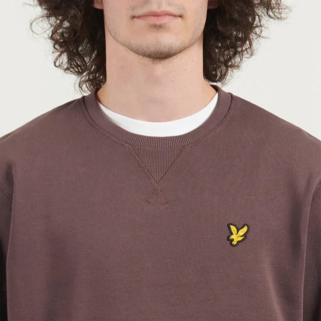 Lyle & Scott Мужская толстовка Cotton Crew Neck Ribbed
