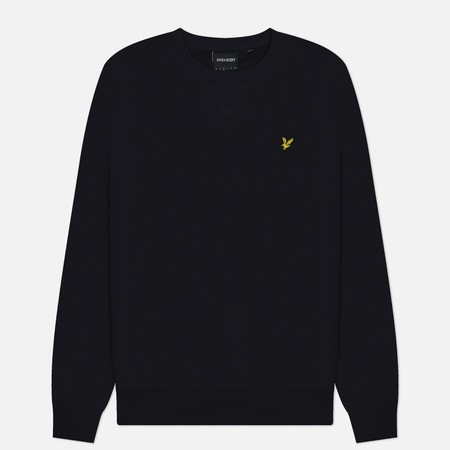 Мужская толстовка Lyle & Scott Crew Neck Regular Fit, цвет чёрный, размер S