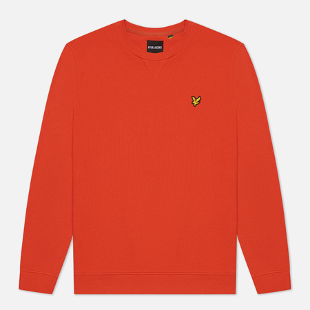 Мужская толстовка Lyle & Scott Classic Crew Neck, цвет оранжевый, размер XXL